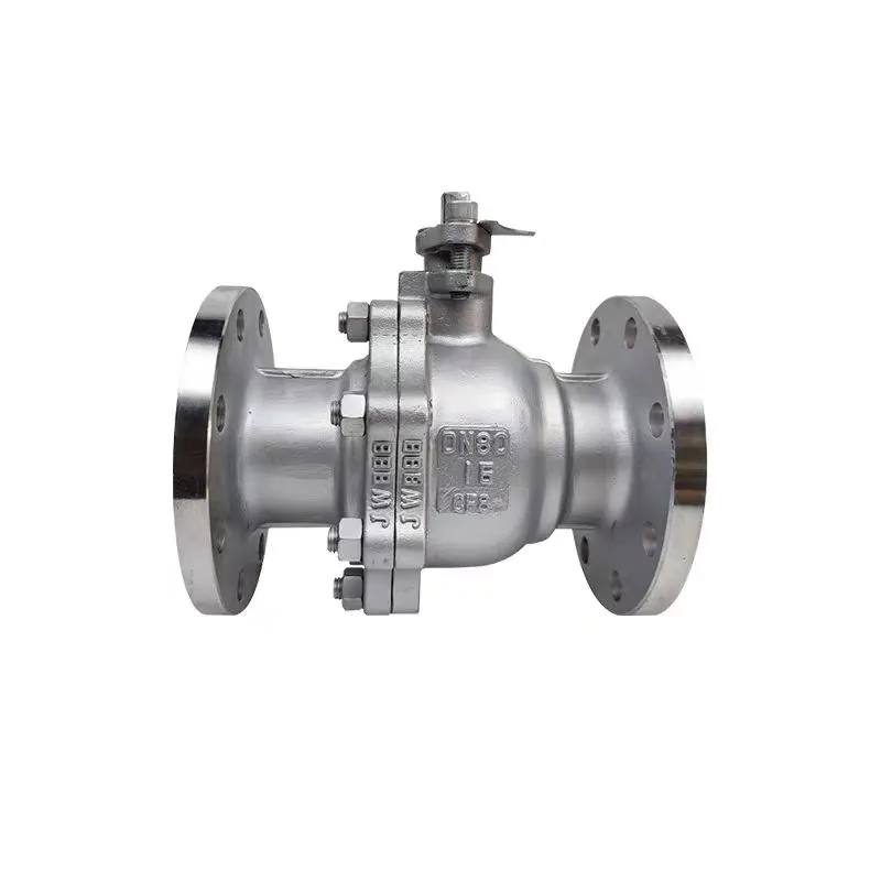 Insimbi engagqwali ye-flange ibhola ye-flange valve